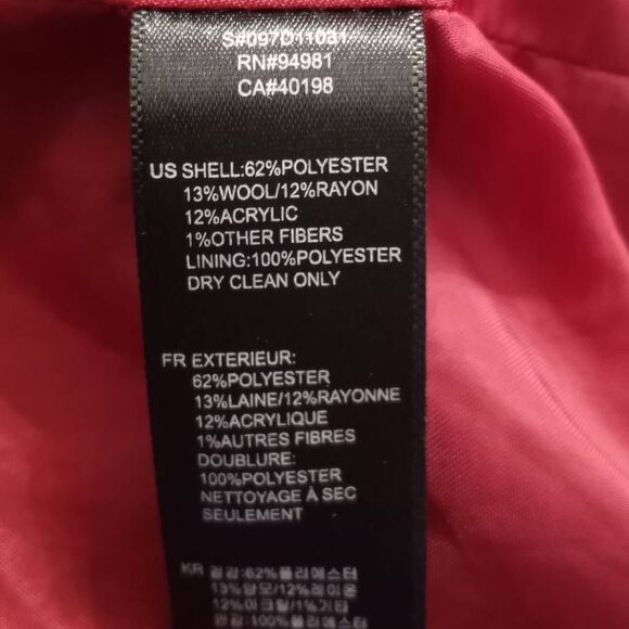 FOREVER 21 RED & BLACK JACKET SZ.S GUC - Picture 5 of 8